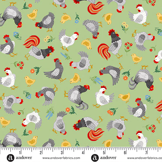 Andover "Fun On The Farm" Half-yard Bundle - 10 Fabrics, 5 Total Yards