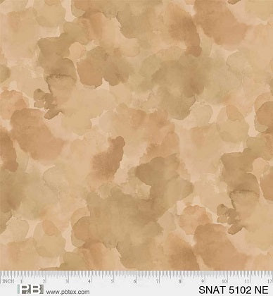 (4.5 yd) P&B Textiles Serene Nature 05102-NE Watercolor Blender Neutral