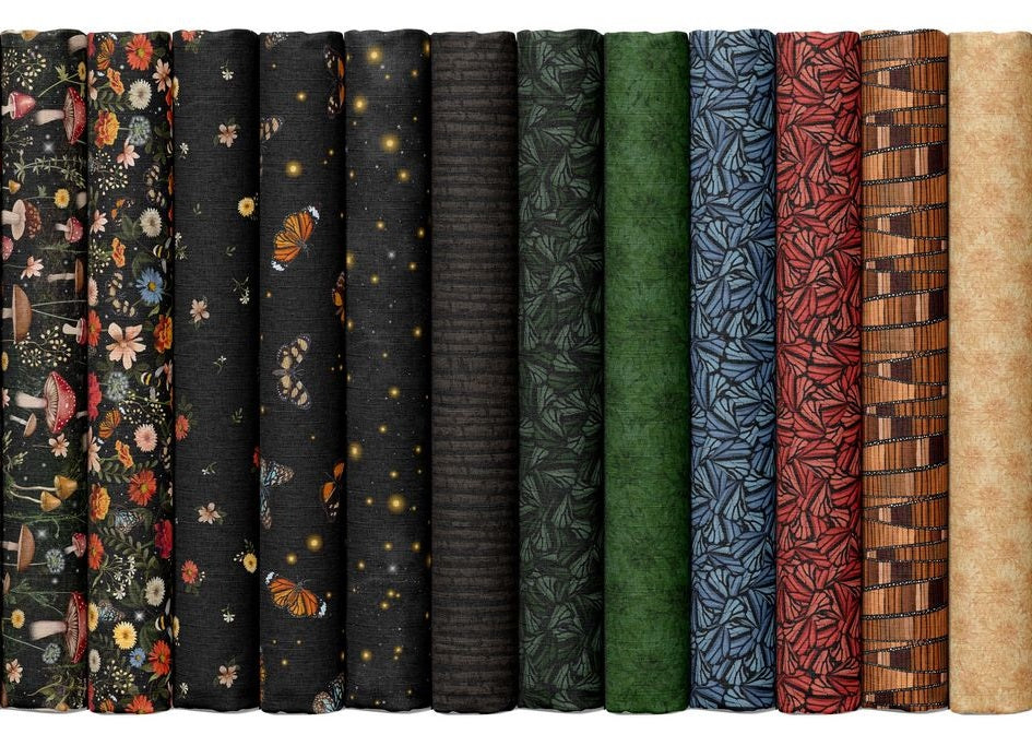Timeless Treasures - Into The Woods By Katie Hennagir - 40 2.5" Strips/Jelly Roll