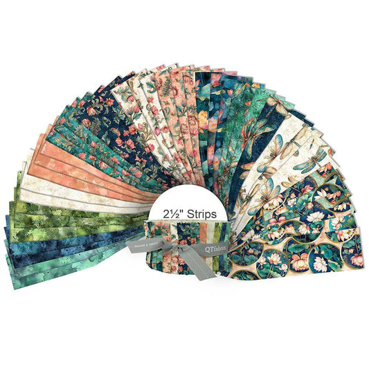 Quilting Treasures QT Fabrics - Serenity by Dan Morris - 40 Strip Jelly Roll