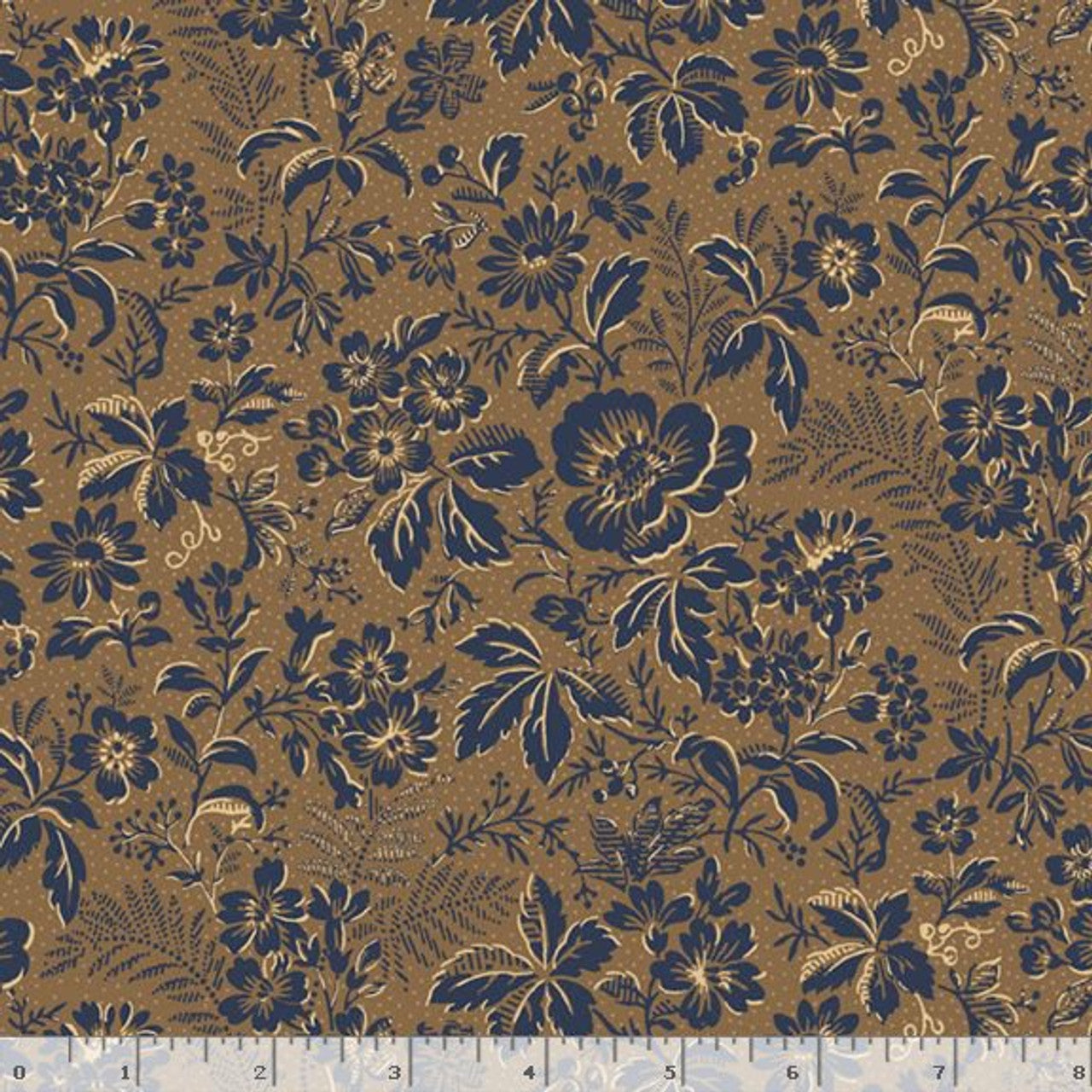 Marcus Fabrics "Indigo Neutrals" Half-yard Bundle - 10 Fabrics, 5 Total Yards