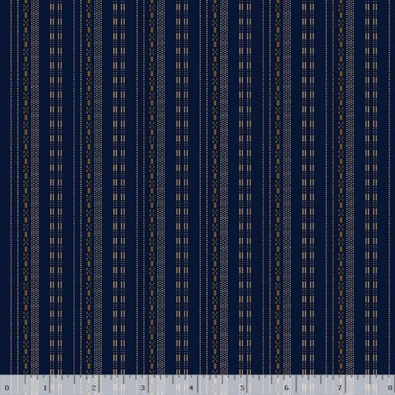 Marcus Fabrics "Indigo Neutrals" Half-yard Bundle - 10 Fabrics, 5 Total Yards