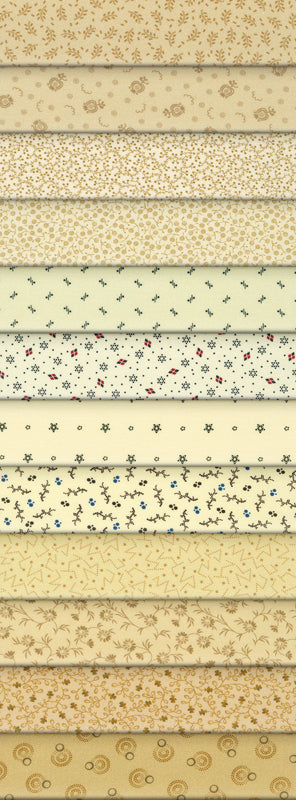 Robert Kaufman Wild Oats & Honey by Jill Shaulis & Julie Letvin - Complete Collection Roll Up - 40 Strip Roll