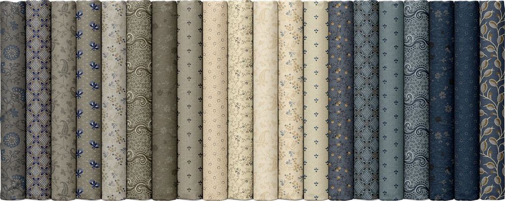 Marcus Fabrics - Stone Cottage - 40 2.5" Strips/Jelly Roll