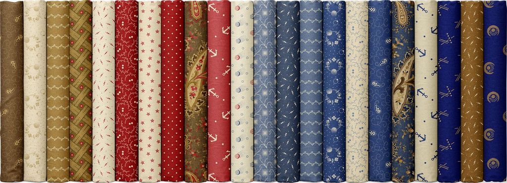 Marcus Fabrics - Making Waves by Katie Solberg - 40 2.5" Strips/Jelly Roll