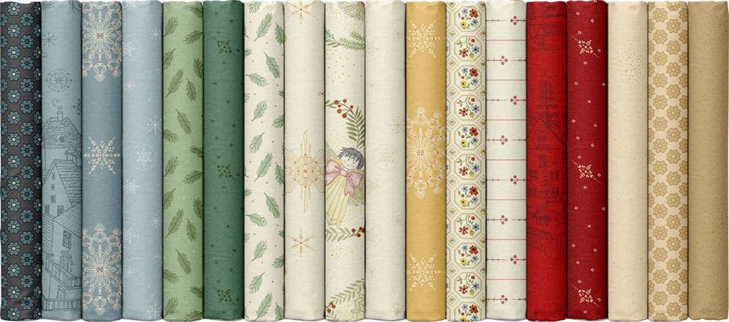 Marcus Fabrics - Nordic Christmas by Miriam Christensen Rawson - 40 2.5" Strips