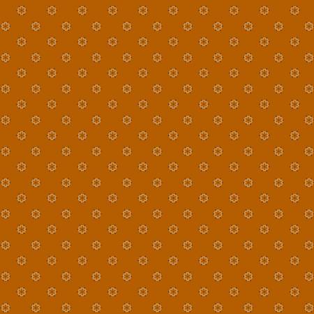 (2.5 yd) Marcus Fabrics Piecemakers Sampler Flower Pop Rust R170795