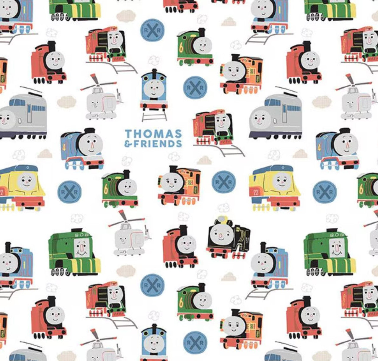Riley Blake "Thomas & Friends Sodor Railway" Half-yard Bundle - 10 Fabrics, 5 Total Yards