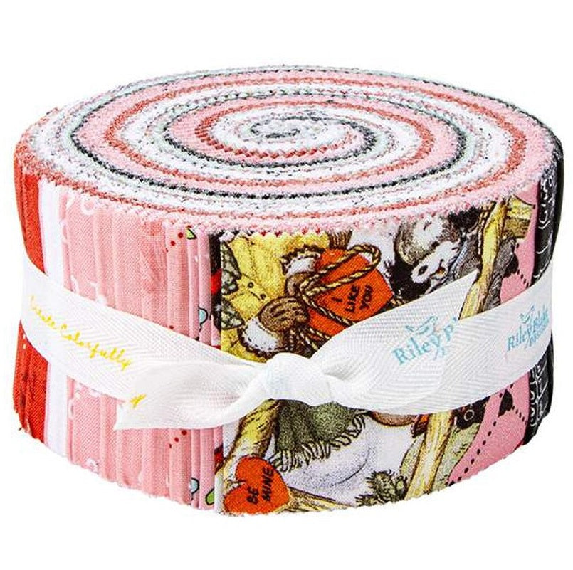 Riley Blake Take Heart - 40 Strip Rolie Polie