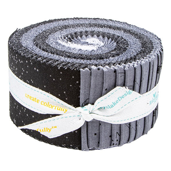 Riley Blake Blackout - 40 Strip Rolie Polie