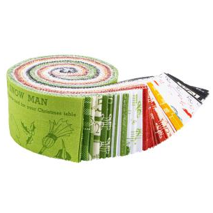 Riley Blake Classic Christmas - 40 Strip Rolie Polie
