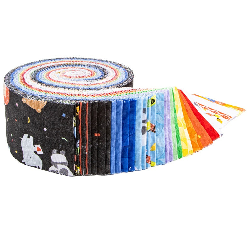 Riley Blake New Box Of Crayons - 40 Strip Rolie Polie