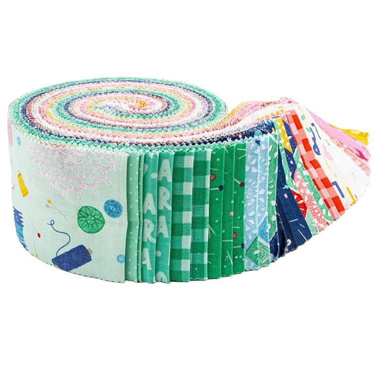 Riley Blake Hand Made - 40 Strip Rolie Polie