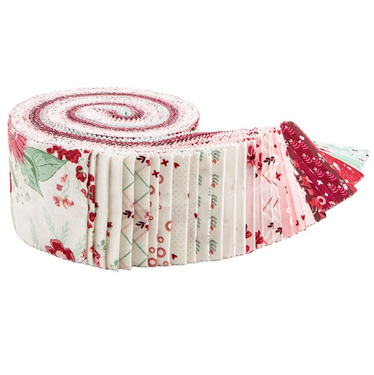 Riley Blake Love You Always - 40 Strip Rolie Polie