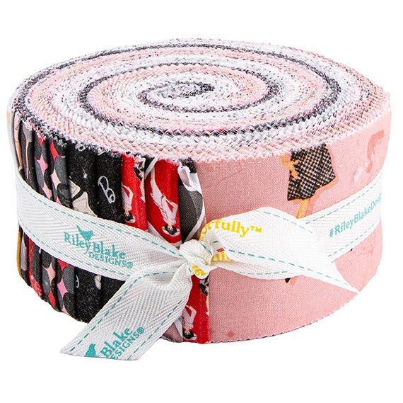 Riley Blake Barbie™ Vintage - 40 Strip Rolie Polie