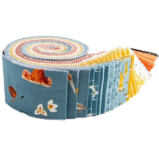 Riley Blake Utah - 40 Strip Rolie Polie