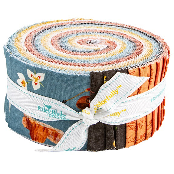 Riley Blake Utah - 40 Strip Rolie Polie
