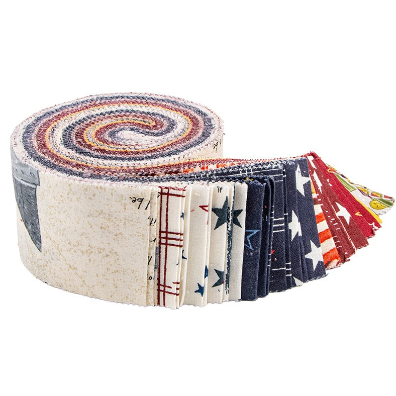 Riley Blake American Honor - 40 Strip Rolie Polie