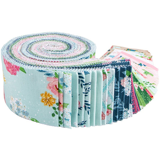 Riley Blake Correspondence - 40 Strip Rolie Polie