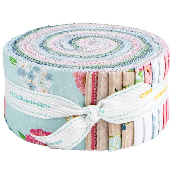Riley Blake Correspondence - 40 Strip Rolie Polie