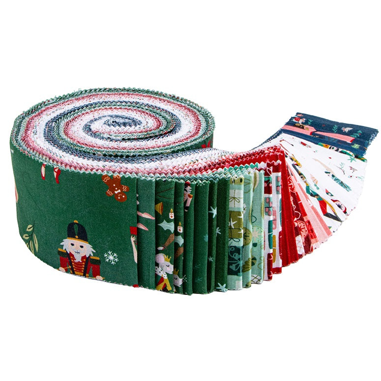 Riley Blake Nutcracker Tradition - 40 Strip Rolie Polie