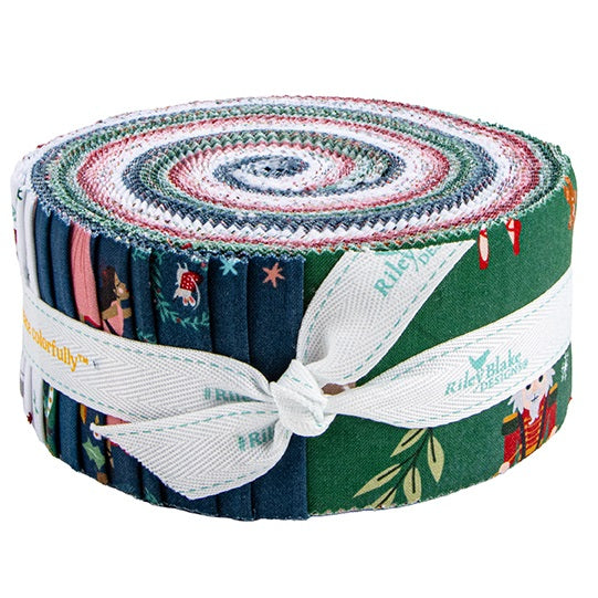Riley Blake Nutcracker Tradition - 40 Strip Rolie Polie