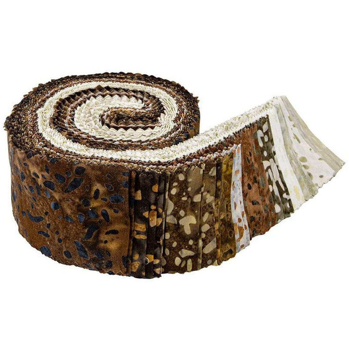 Riley Blake Rocky Mountain (Elementals Terrazzo) Batiks - 40 Strip Rolie Polie