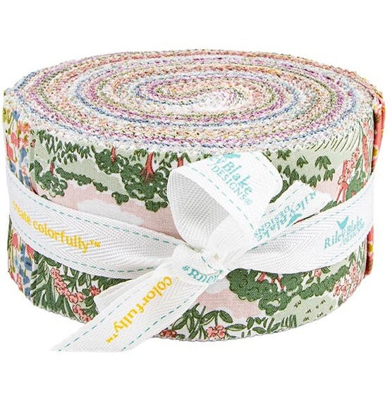 Riley Blake Botanist's Walk (Tree Of Life) Liberty Fabrics - 40 Strip Rolie Polie