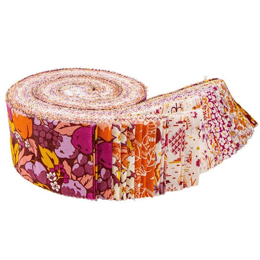 Riley Blake Berry Botanicals (Tree Of Life) Liberty Fabrics - 40 Strip Rolie Polie