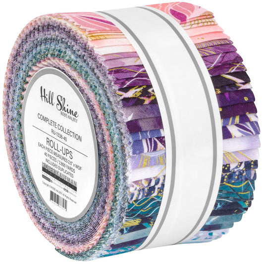 Robert Kaufman Hill Shine Roll-up - 40 Strip Roll