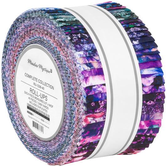 Robert Kaufman Meadow Mystique Roll-up - 40 Strip Roll