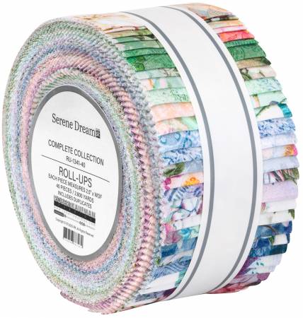 Robert Kaufman: Serene Dream Roll-up - 40 Strip Roll