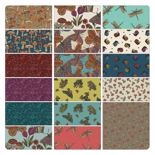 Charm Pack 5x5 Squares - Benartex Small Wonders - 40 5" Squares