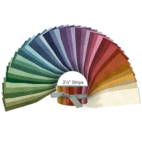 Quilting Treasures QT Fabrics - Spotsy Dusty - 40 Strip Jelly Roll