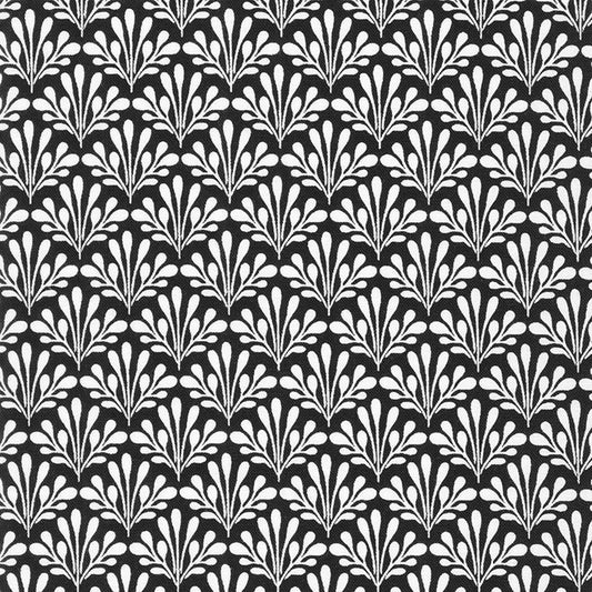 (4 yd) Robert Kaufman Jardin Noir 21063-190 Jet