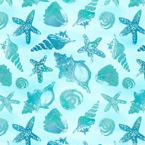 Wilmington Prints "Underwater Wonders" Half-Yard Bundle - 10 Fabrics, 5 Total Yards