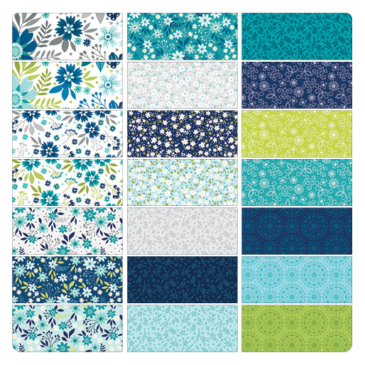 Benartex Among The Wildflowers 2 Strip-pies - 40 2.5" Strips