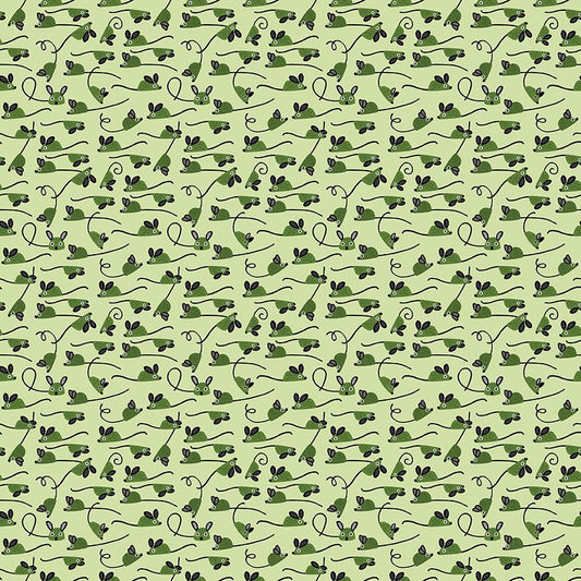 (5.5 yd) Timeless Treasures Dear Stella-DLW2908 Mice Pea