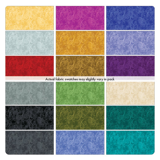 Benartex Equinox Strip-pies - 40 2.5" Strips
