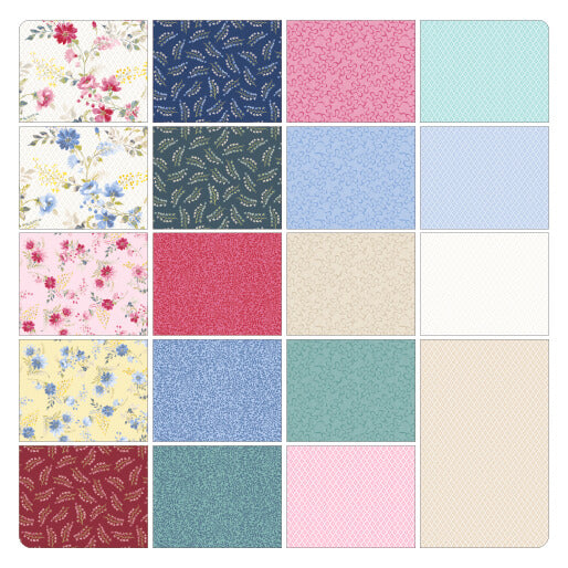 Benartex French Meadow Strip-pies - 40 2.5" Strips