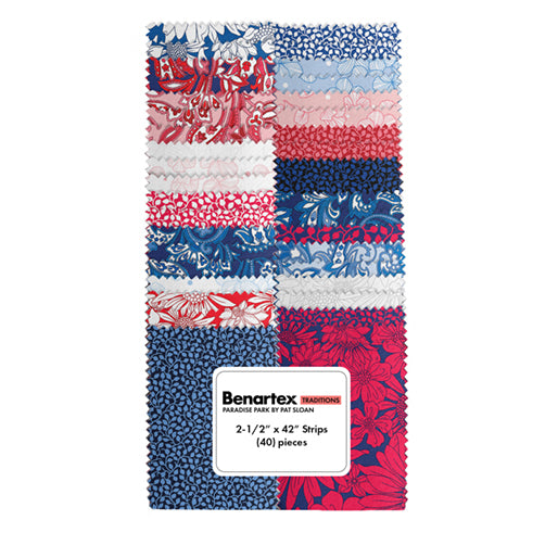 Benartex Paradise Park Strip-pies - 40 2.5" Strips