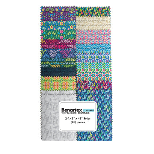 Benartex Truly Strip-pies - 40 2.5" Strips