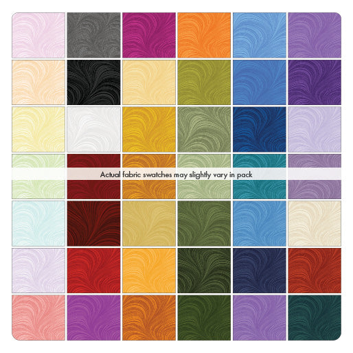 Benartex Wave Texture Strip-pies - 40 2.5" Strips