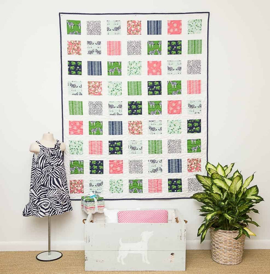 Free Easy Charm Square Quilt Pattern!