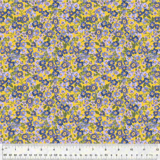 (2 yd) Windham Fabrics Jolene 53879-3 Flowerbed Yellow