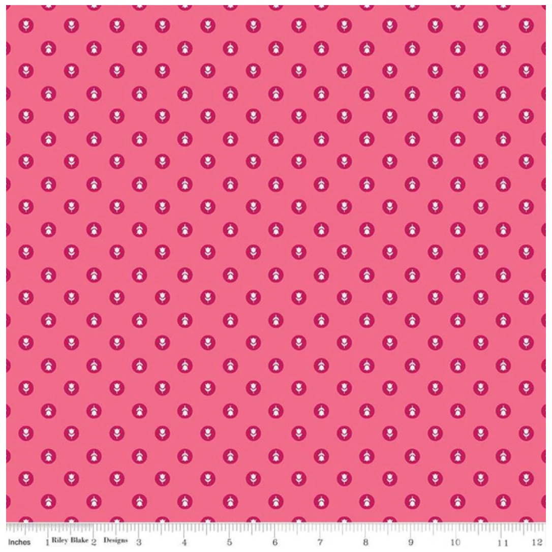 Riley Blake "Tulip Cottage" Half-yard Bundle - 10 Fabrics, 5 Total Yards