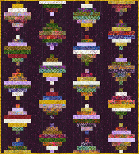 Free Robert Kaufman "Lanterns" Jelly Roll Pattern!