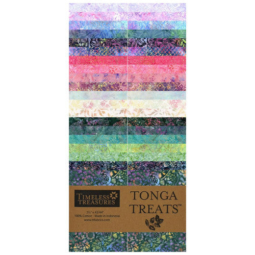 Timeless Treasures Tonga Batiks - Mayfair By Wing And A Prayer Designs - 40 2.5" Strip Pack