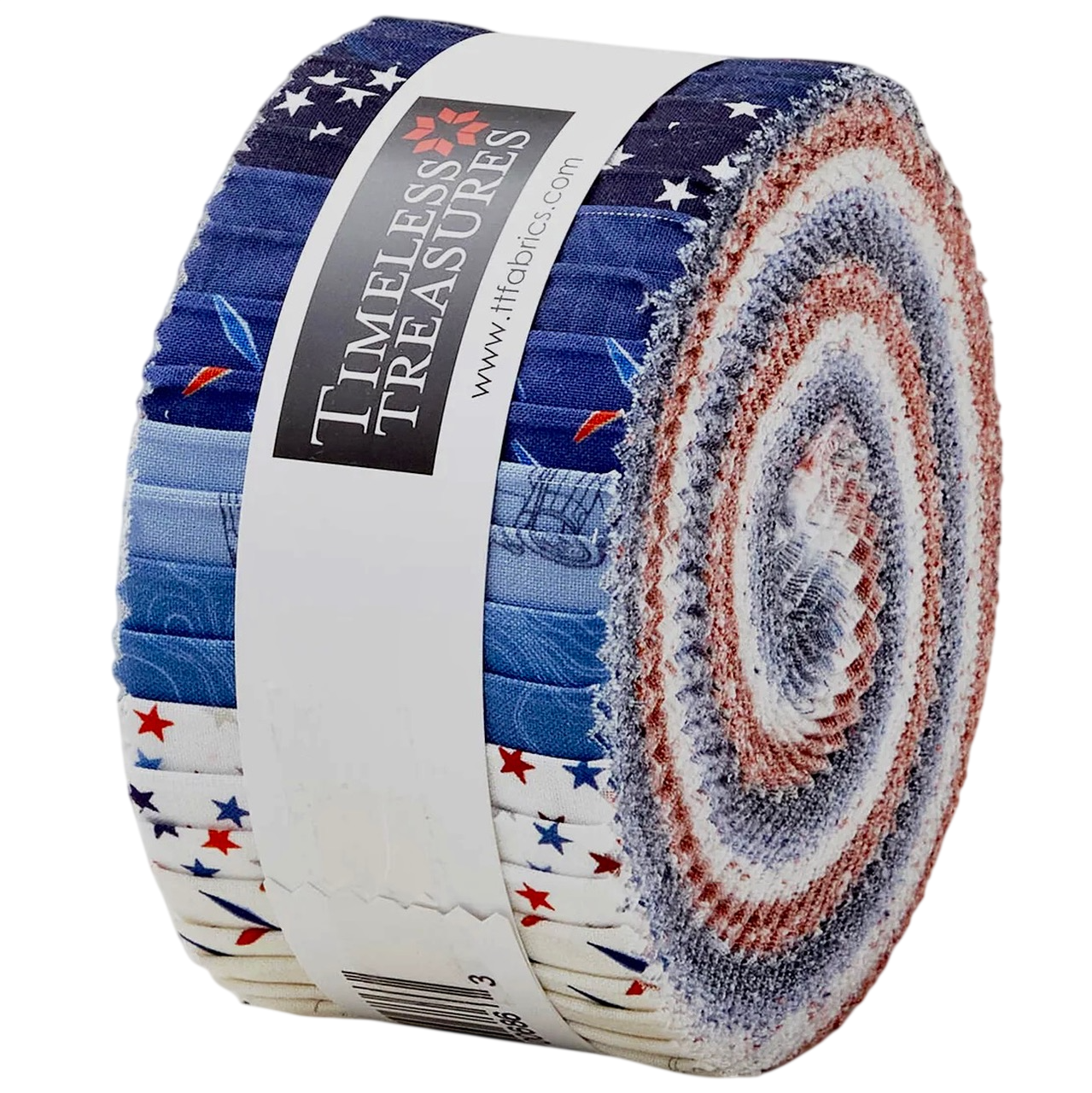 Timeless Treasures - Path To Freedom - 40 2.5" Strips/Jelly Roll