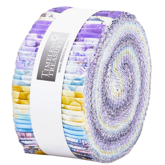 Timeless Treasures - Mystic Meadow - 40 2.5" Strips/Jelly Roll